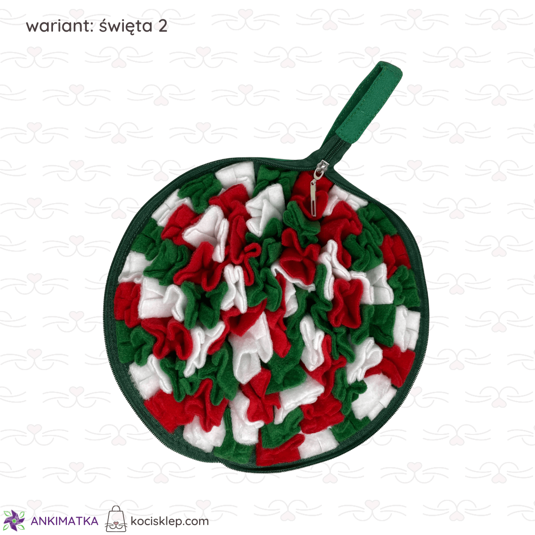 Mata węchowa Calzone Świąteczna 🎄 zielona - obrazek 4
