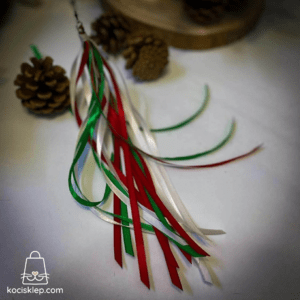 Końcówka do wędki - świąteczne wstążki 🎄